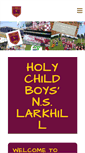 Mobile Screenshot of holychildbns.ie