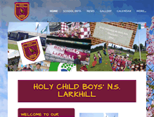 Tablet Screenshot of holychildbns.ie